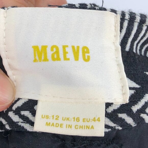 Anthropologie-Maeve Fieldnotes Button Front Mini Skirt Size 12 - Picture 4 of 16